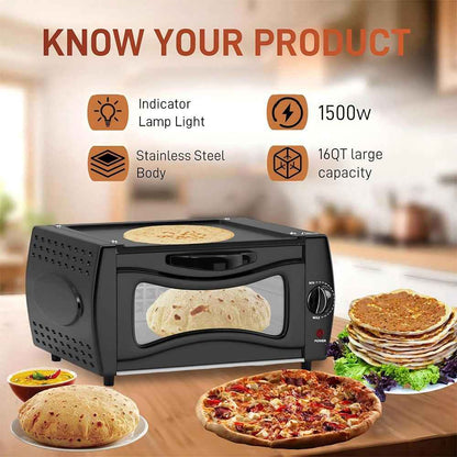 2100W Mini Tandoor Oven Chapati Roti Lahmacun Manakish Pizza Naan Bread Maker