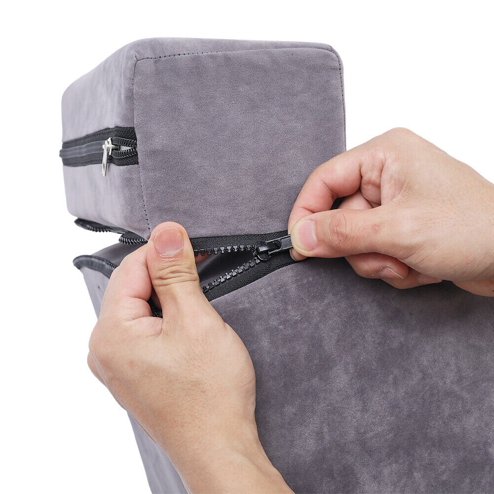 3/4/5 Steps Dog Stairs Pet For Bed Sofa Cats Ladder Ramp With Removable Cover UK