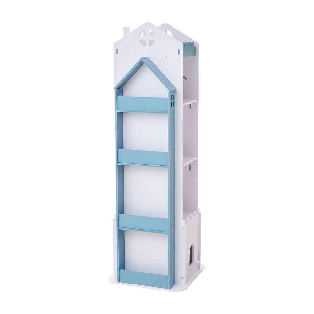 360° Rotating Kids Children Bookshelf Floor Book Shelf Rack Toy Storage Bookcase