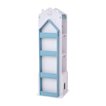360° Rotating Kids Children Bookshelf Floor Book Shelf Rack Toy Storage Bookcase