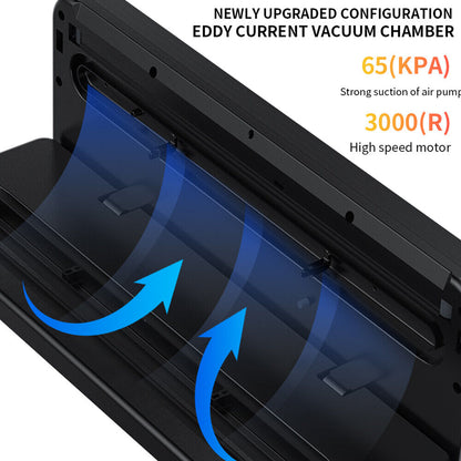 Electric Food Vacuum Sealer Automatic Dry Wet Sealing Packaging Machine +40 Bags