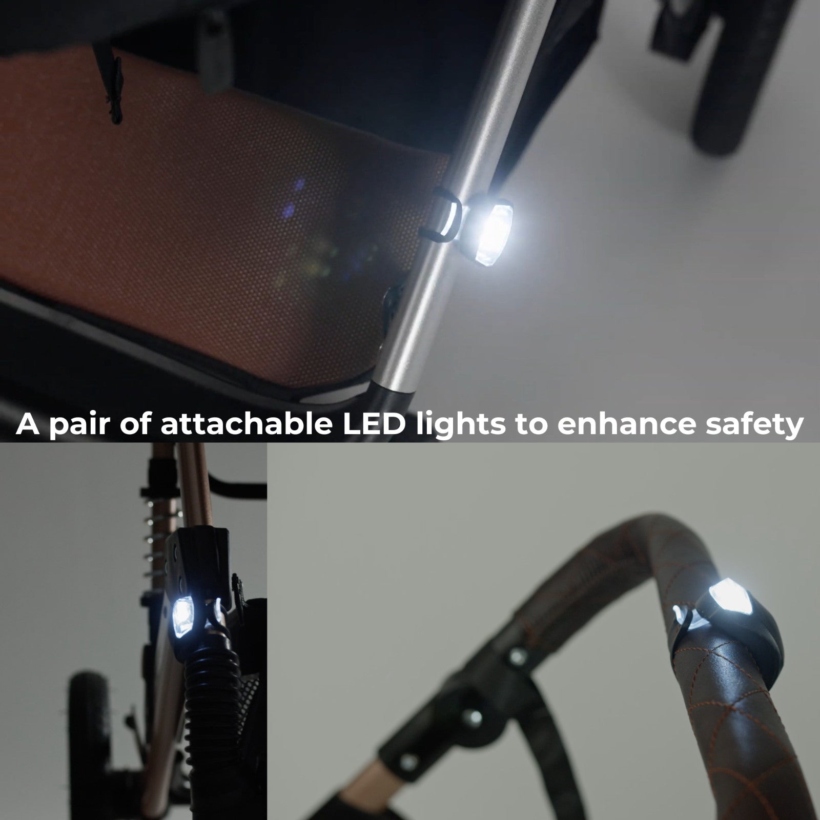 3 in 1 Pram Newborn Baby Buggy Set Travel System with Car Seat Folding Pushchair