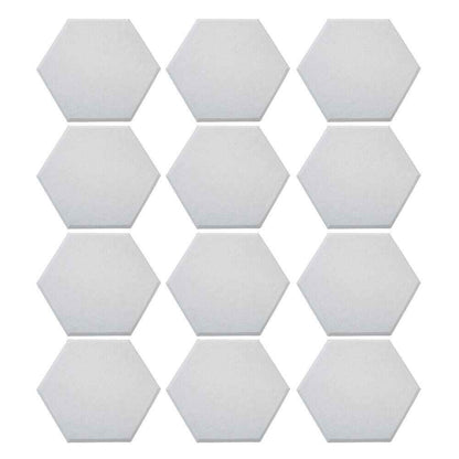 12x Self-adhesive Acoustic Wall Panel Tiles Studio Sound Proofing Insulation Pad