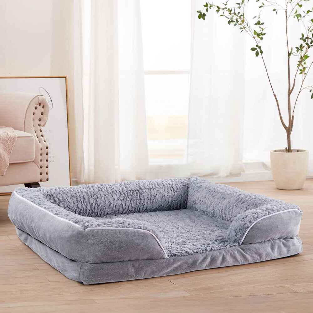 XXL Orthopedic Dog Bed Tremendous Sofa Bed Rich Foam Cushion Cradle Waterproof