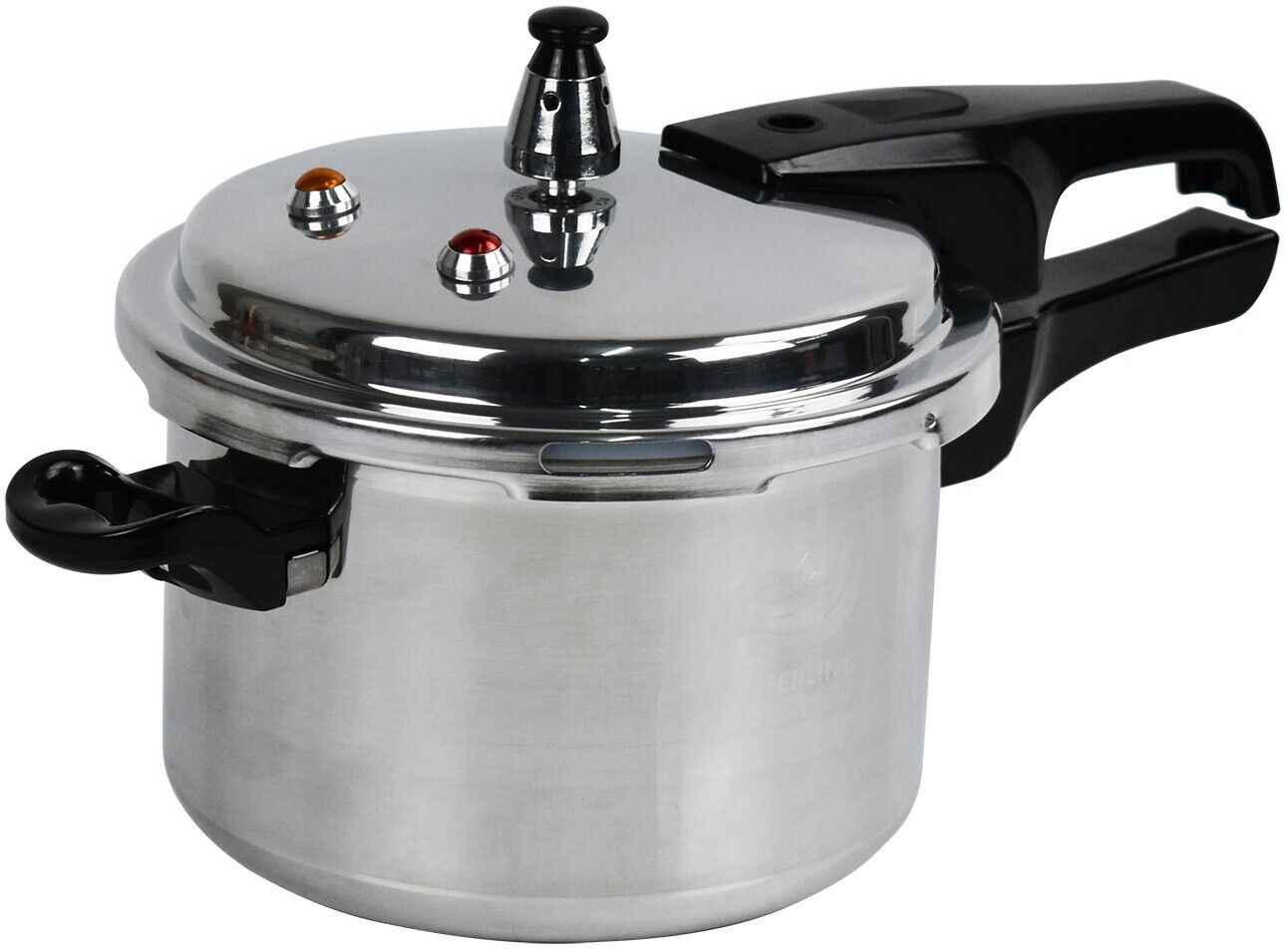 Aluminium Induction Pressure Cooker Dual Handle Kitchen Catering Cookware
