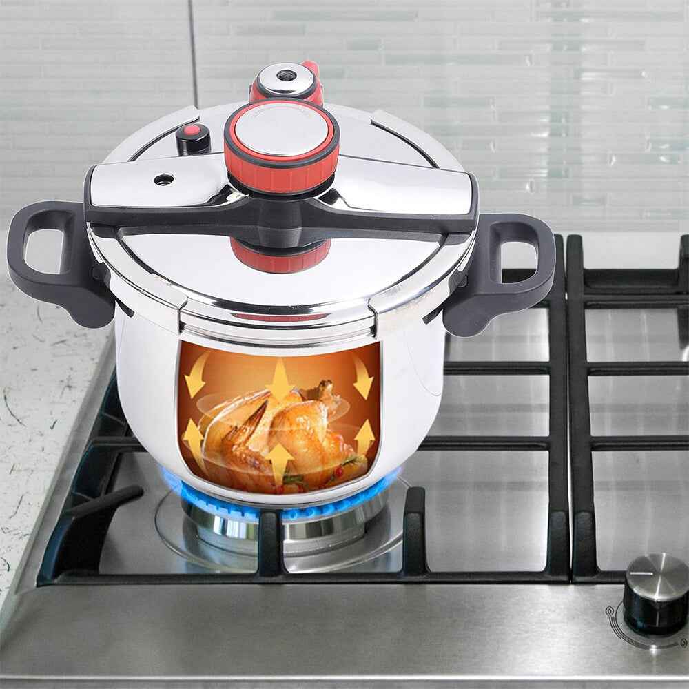 HINSINC 6L Pressure Cooker aluminum Pressure Cooker Kitchen Catering Cookware