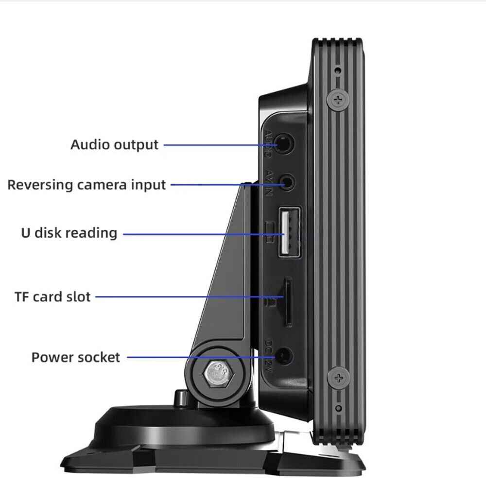 10.26 Inch 4K Touch Screen Car Bluetooth FM Wireless Apple CarPlay Android Auto