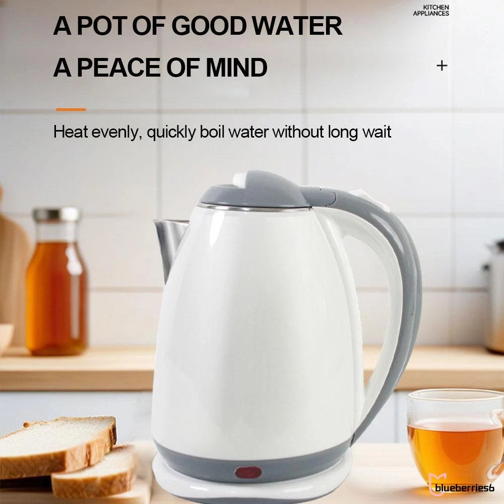 1.8L Portable Electric Water Kettle: Fast Boil, Stainless Steel, Anti-Scalding Design - Ceenaz Store