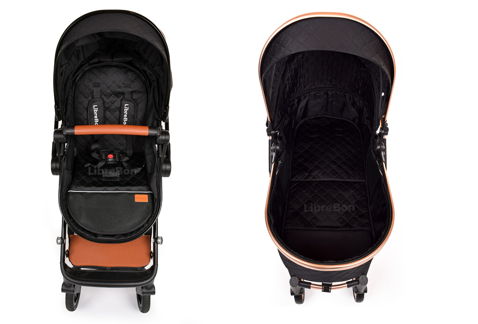 3 in 1 Pram Newborn Baby Buggy Set Travel System with Car Seat Folding Pushchair