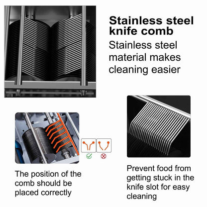 Commercial Meat Cutting Machine Cutter Stainless Steel Slicer 150Kg/H 850W UK