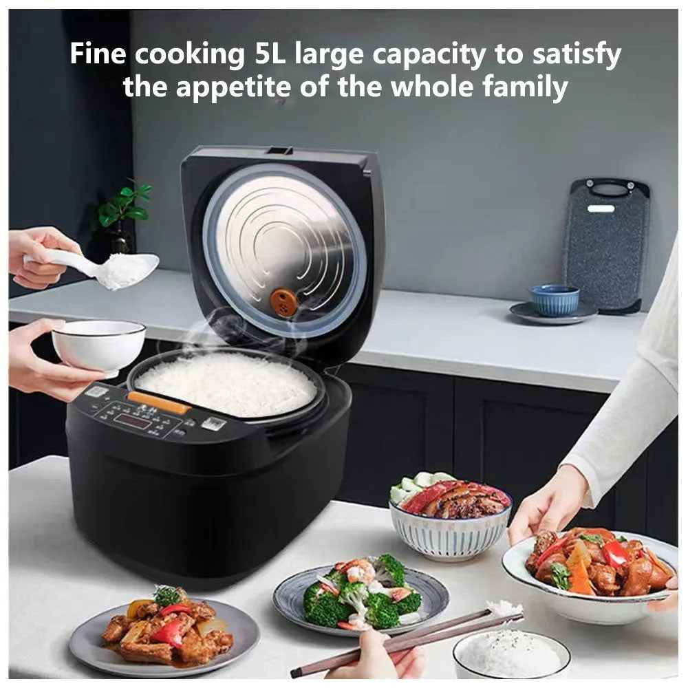 Intelligent Appointment Timing Heating High-fire Fast Cooking 5L Rice Cooker