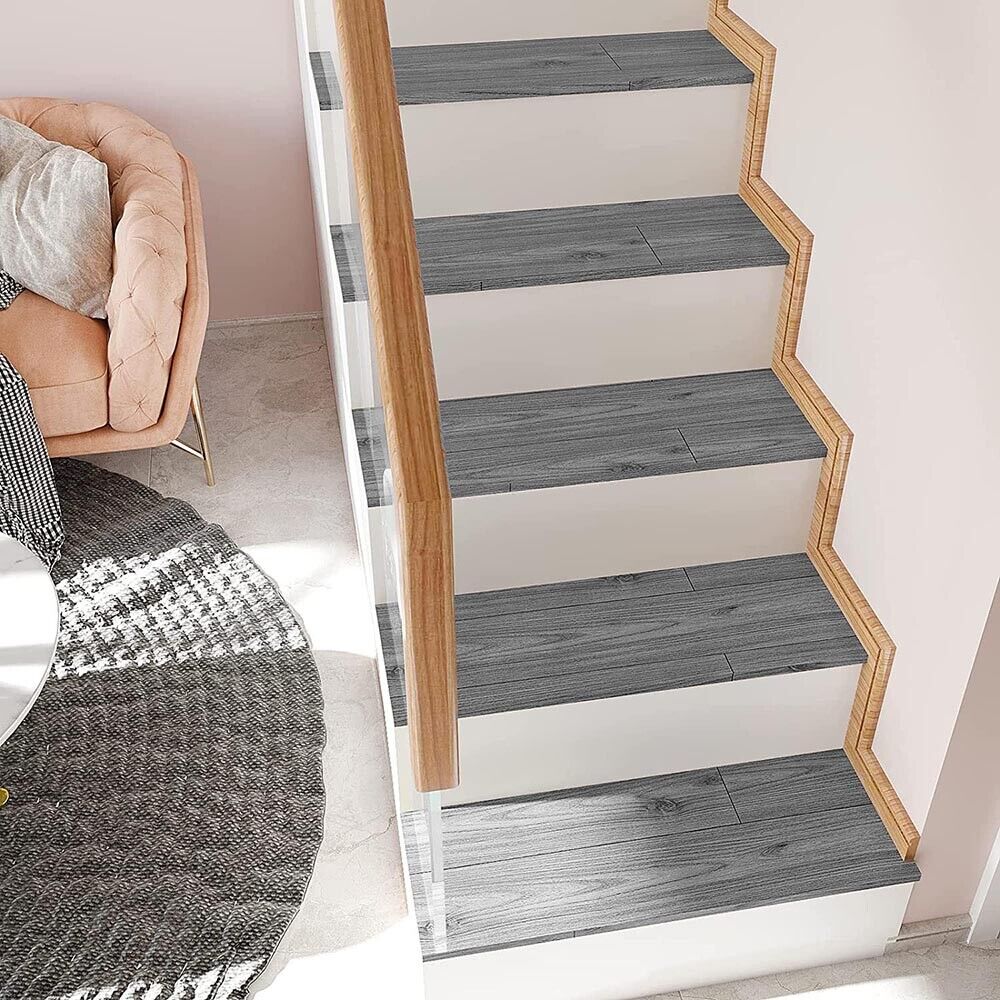 5m² Floor Planks Tiles Self Adhesive Wood Effect Vinyl Flooring Kitchen Bathroom