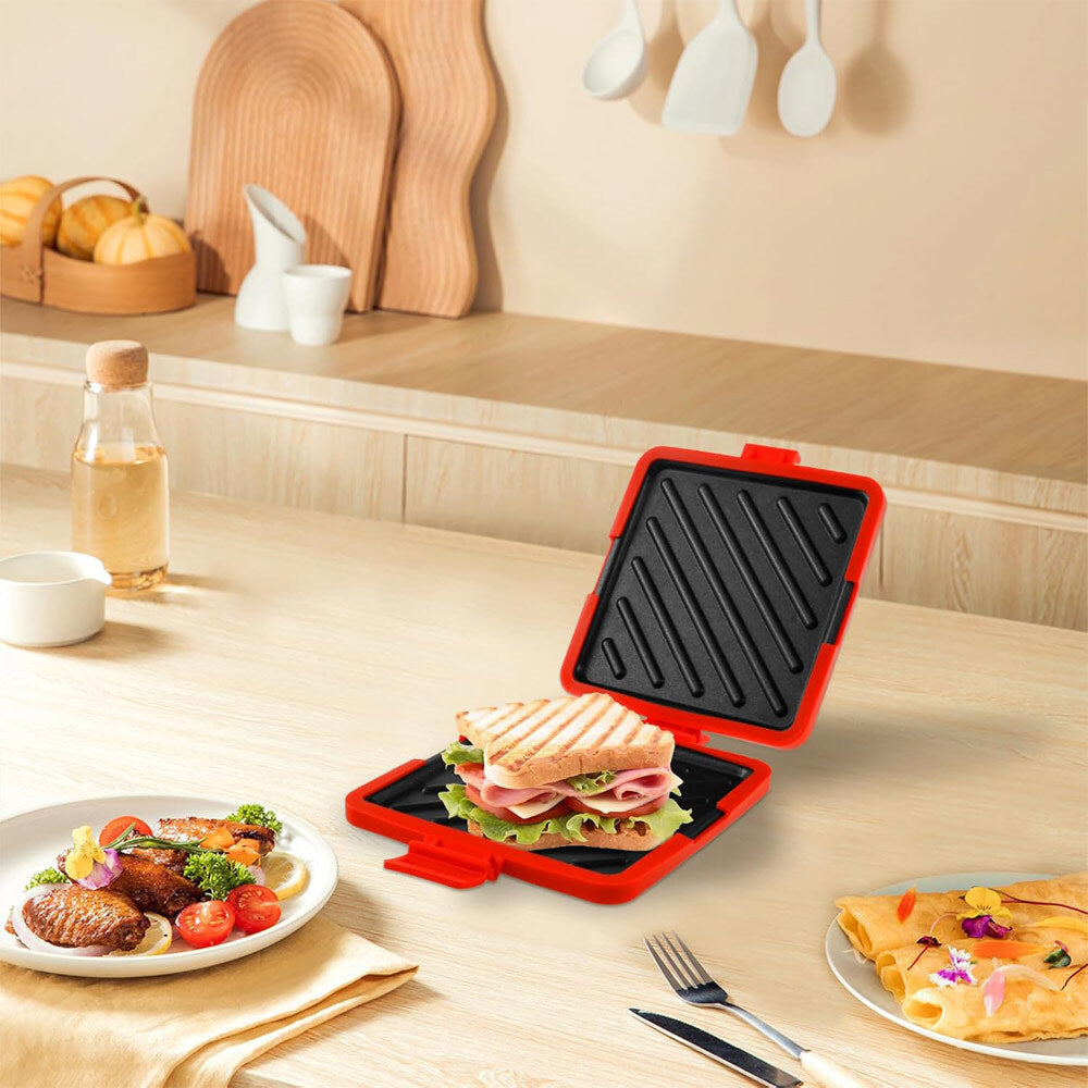 Toasted Sandwich Maker Microwavable Machine Waffle Maker Microwave Oven Toasties