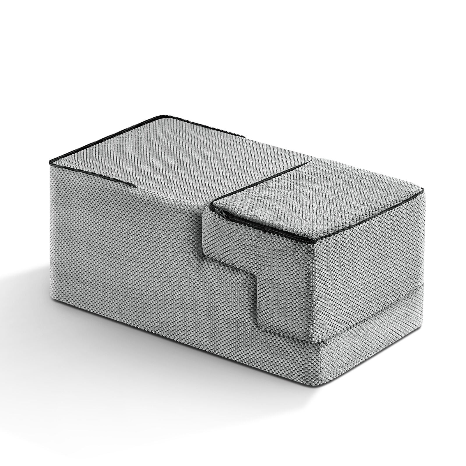 3/4/5 Steps Dog Stairs Pet For Bed Sofa Cats Ladder Ramp With Removable Cover UK