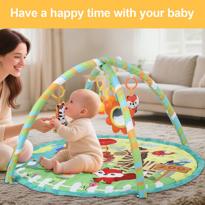 Baby Activity Gym Rack Play Mat Kid Rug Puzzle Mat Carpet Pad Baby Toy UK