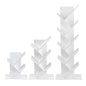 3/5/9 Shelf Tree Free Standing Bookshelf Wood Shape Desk Bookcase Display Rack