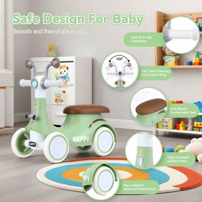 Baby Balance Bike for 1 Year Old Boys Girls, 12-24 Months Toddler Balance Bike