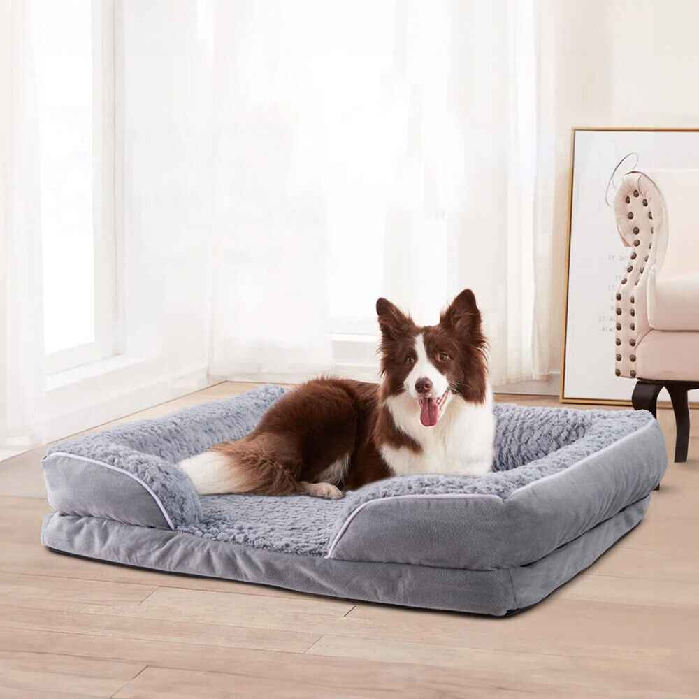 XXL Orthopedic Dog Bed Tremendous Sofa Bed Rich Foam Cushion Cradle Waterproof