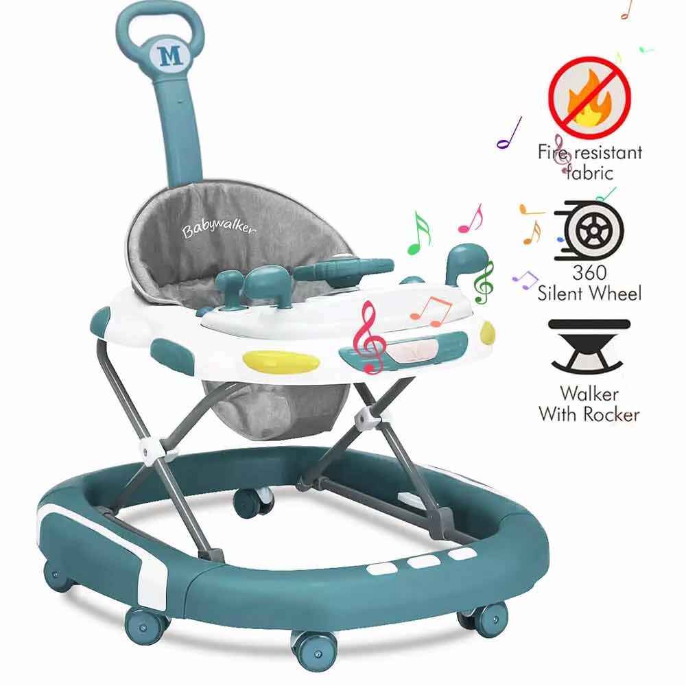 Baby Walker/Rocker Bouncer First Steps Push Along Activity Music Ride On Car.UK