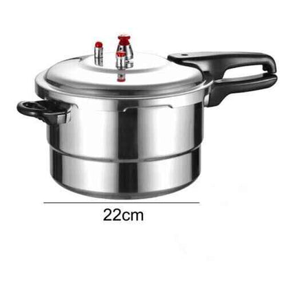 Home Dual Handle Aluminum Pressure Cooker 5/7/9 Litre Kitchen Catering Cookware