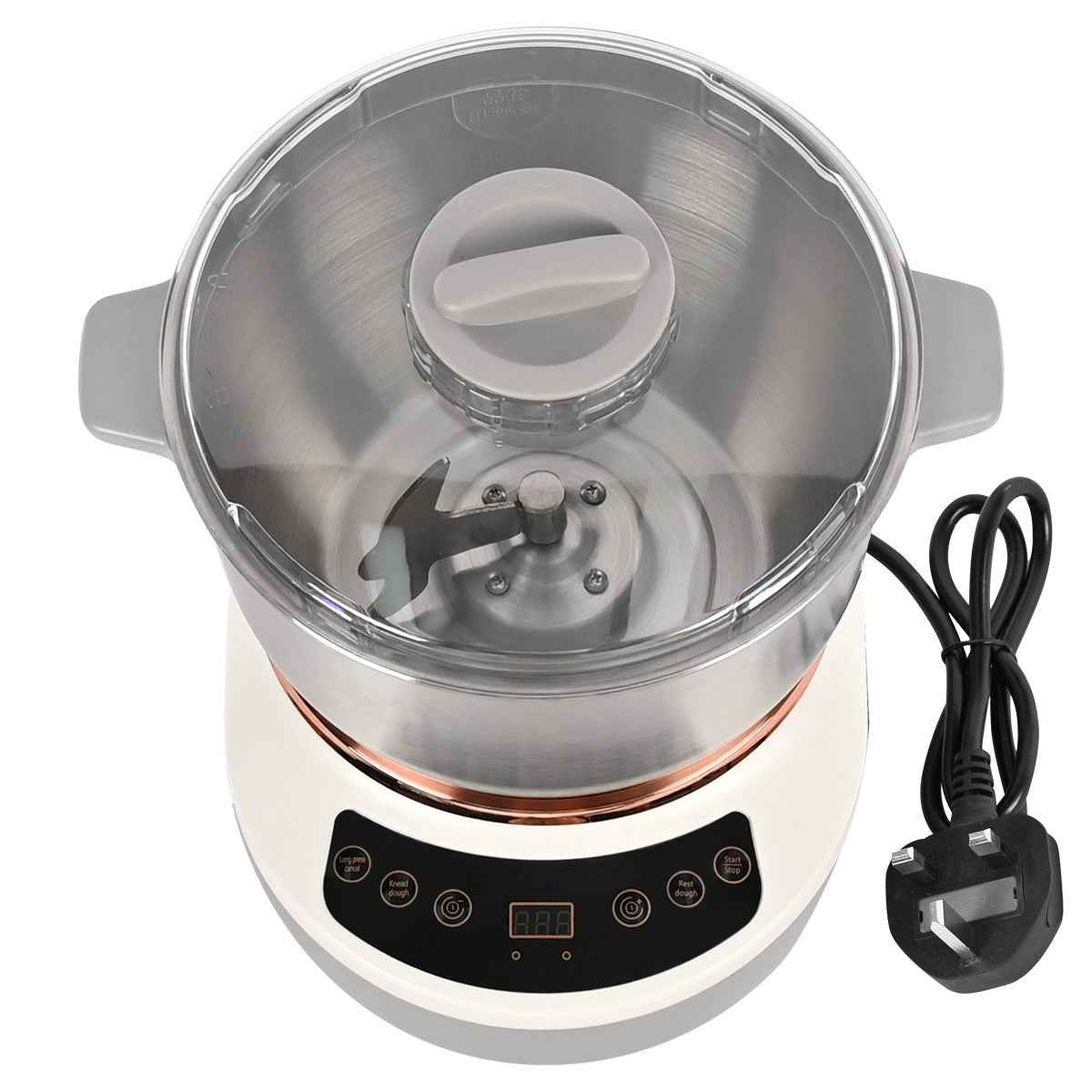 220V 7L Electric Dough Mixer Home Auto Kneading Proofing Dough Maker Machine UK