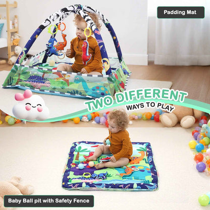 Baby Activity Gym Rack Play Mat Kid Rug Puzzle Mat Carpet Pad Baby Toy UK