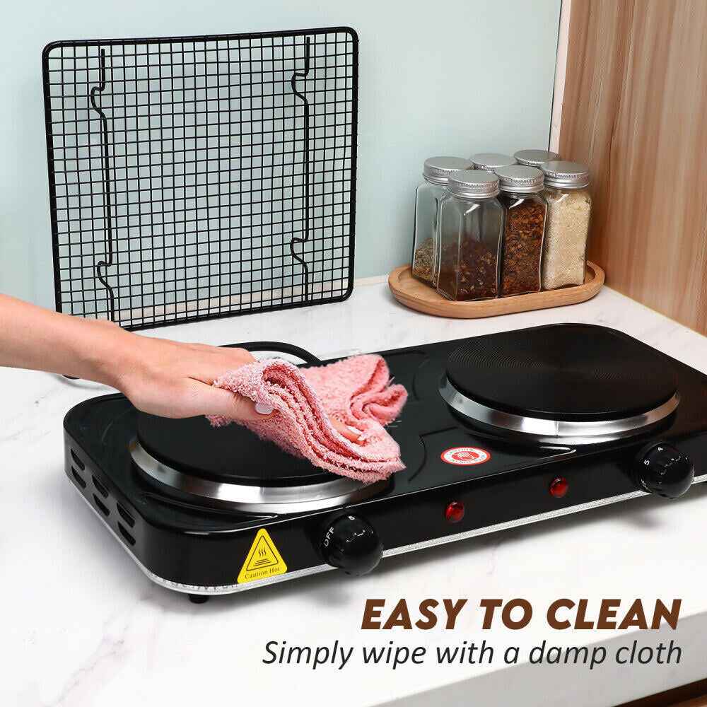 2800W Hot Plate Electric Cooker Single Portable Table Top Kitchen Hob Stove UK