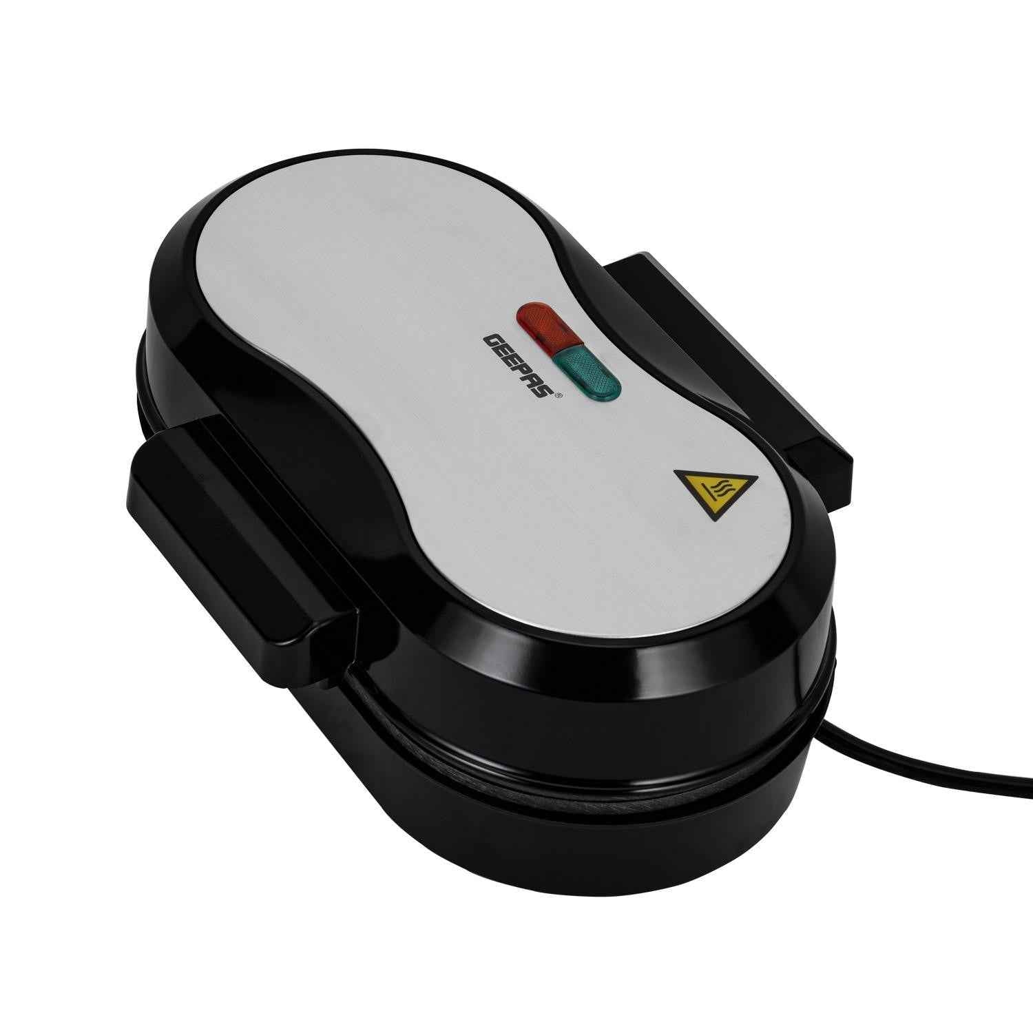 GEEPAS Dual Omelette Maker Non-Stick Deep Fill Cooking Plates Double Egg Cooker