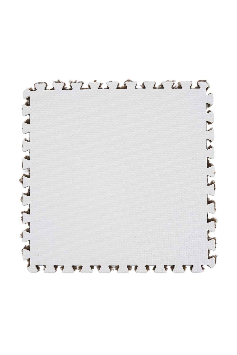 24pcs Interlocking Floor Mat Plush Foam Carpet Tiles Fluffy Square Area Carpets