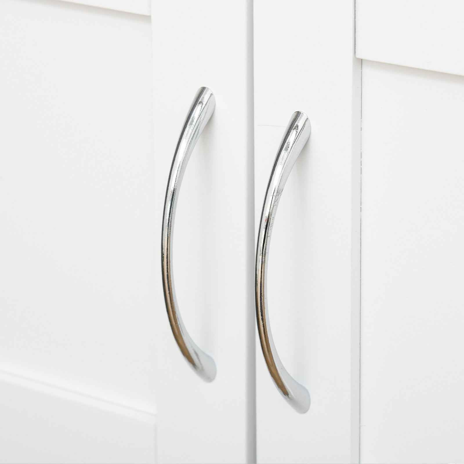 Rolling Kitchen Island Trolley Storage Cart with Rubberwood Top, Drawer, White