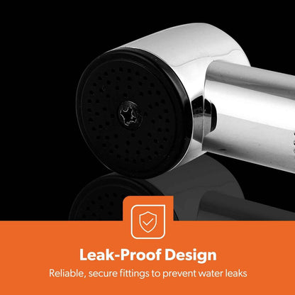 GEEPAS Hand Held Toilet Bidet Sprayer Bathroom Shower Bidet Tap Muslim Shattaf