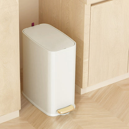 Pedal Bin Dustbin Stainless Steel Waste w/Bucket & Removable Lid Kitchen Bedroom