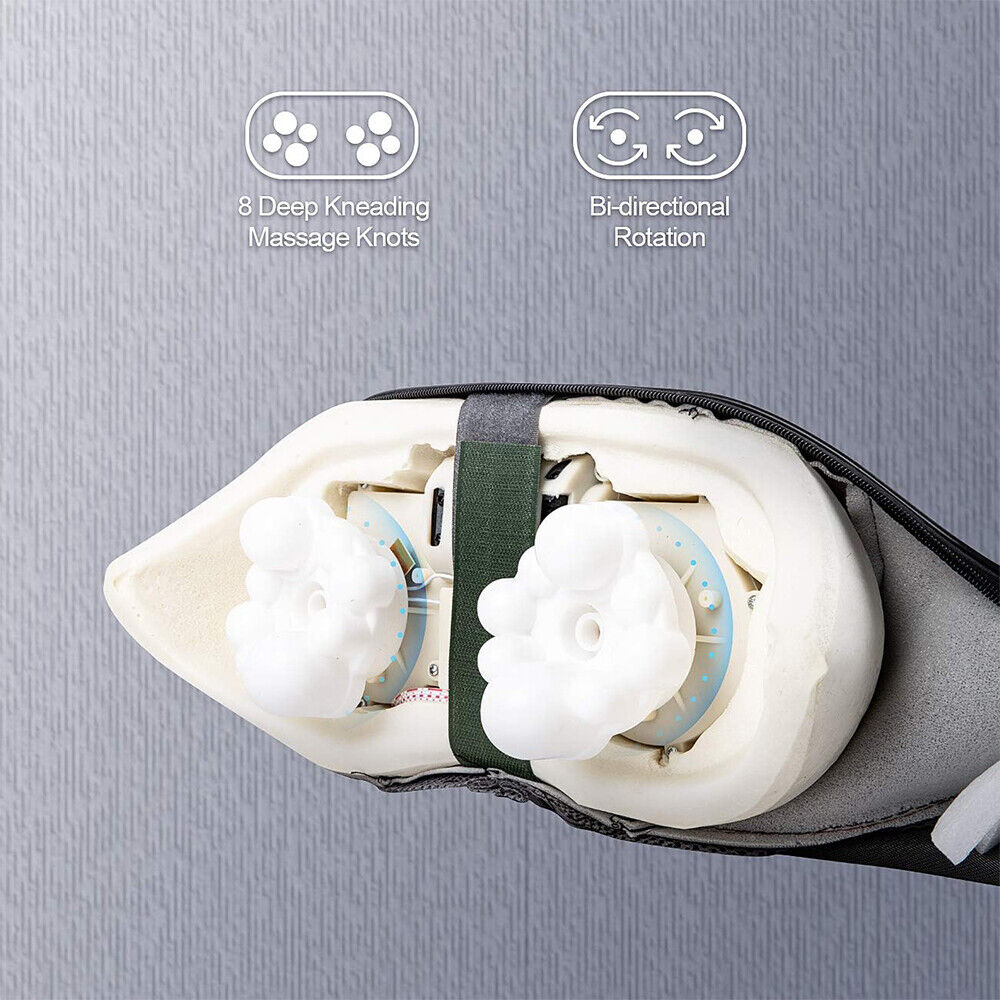 Electric Shiatsu Back Neck Shoulder Massager with Heat Kneading Body Car Home UK