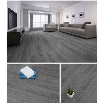 5m² Floor Planks Tiles Self Adhesive Wood Effect Vinyl Flooring Kitchen Bathroom