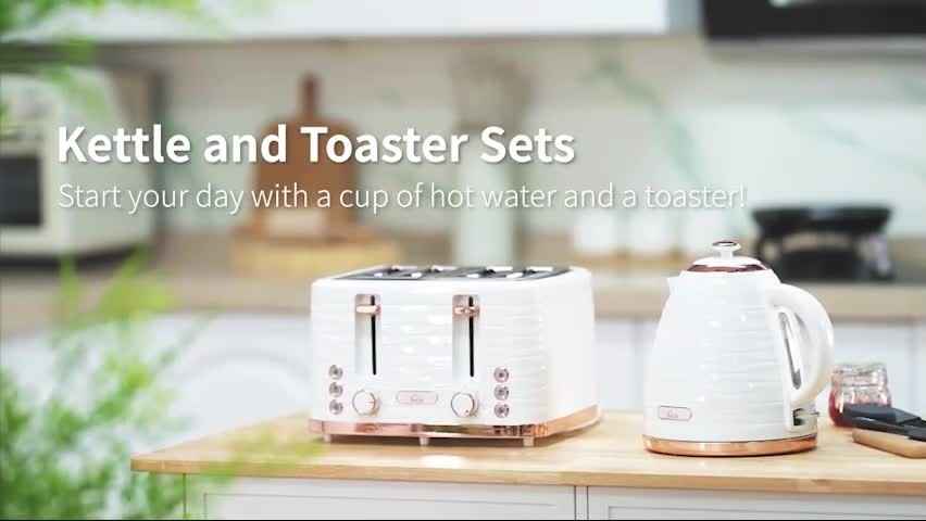 Kettle and Toaster Sets 1.7L Kettle & 4 Slice Toaster