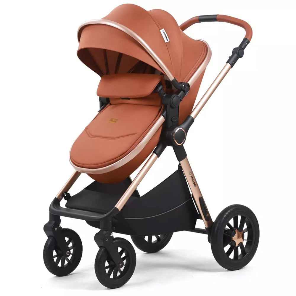 Newborn Baby Pram Pushchair Buggy Stroller 3in1 Travel System Car Seat Included