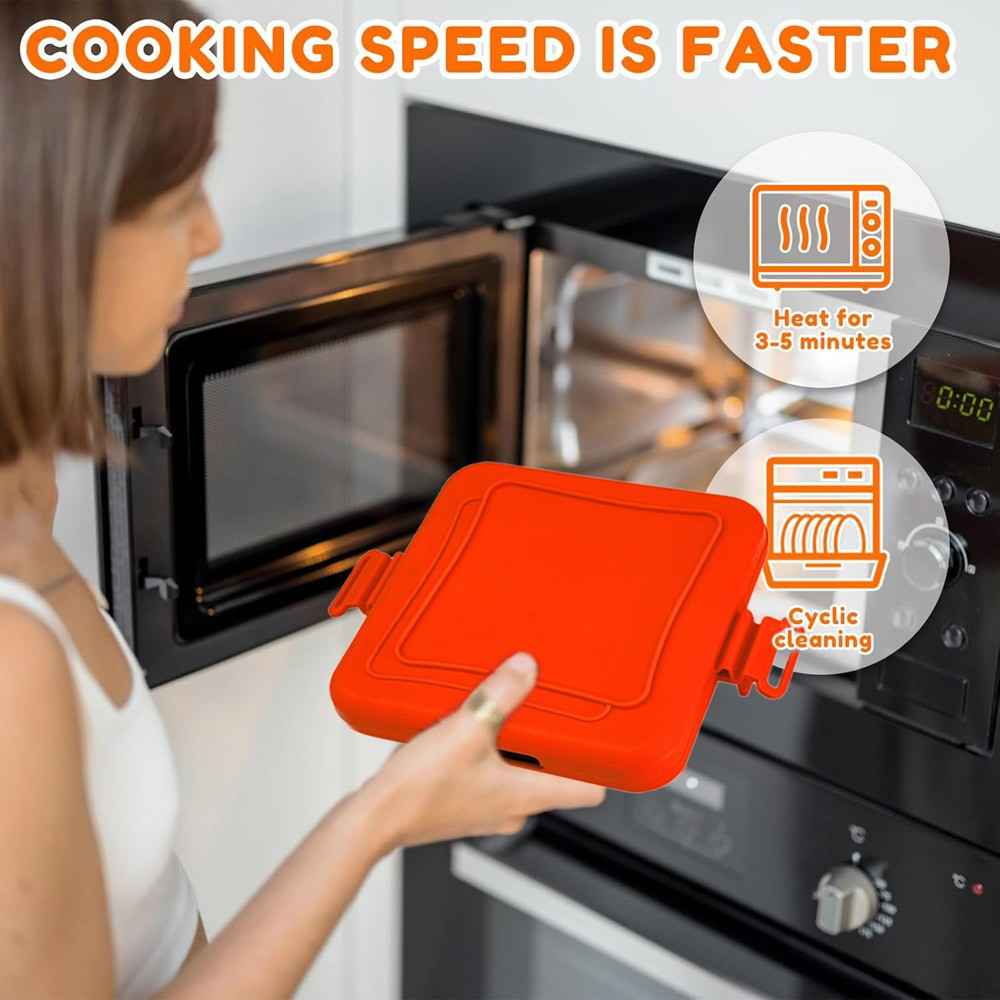 Microwave Sandwich Toaster Waffle Maker Grill Toastie Panini Press Griddle New
