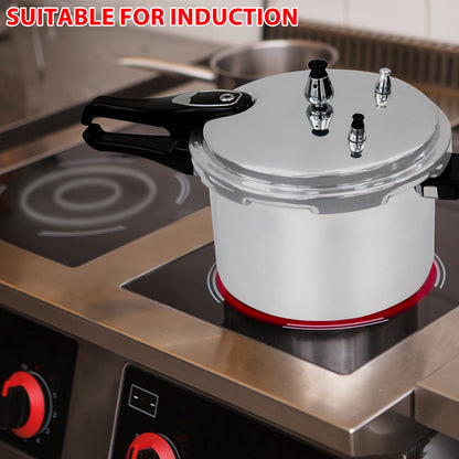3.5/6/7.5 Litre Dual Handle aluminum Pressure Cooker Kitchen Catering Cookware