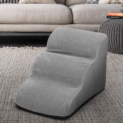 3/4/5 Steps Dog Stairs Pet For Bed Sofa Cats Ladder Ramp With Removable Cover UK