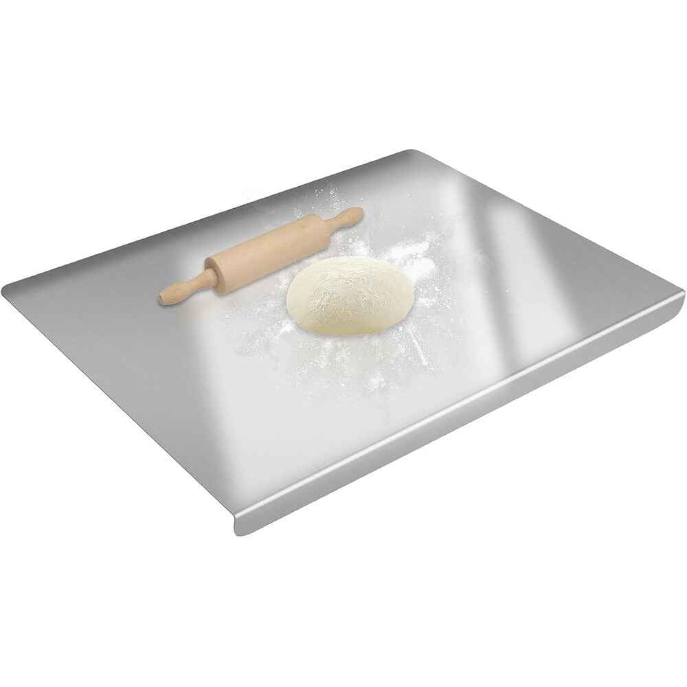 Stainless Steel Cutting Chopping Board Dough Board Meat Bread Kitchen Worktop