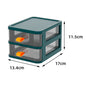 2/3/4Tier Mini Plastic Chest of Drawers Desktop Cabinet Storage Unit Home Office