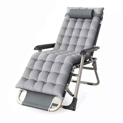 Outdoor Reclining Zero Gravity Chair Extra Wide Adjustable Garden Sun Lounger UK
