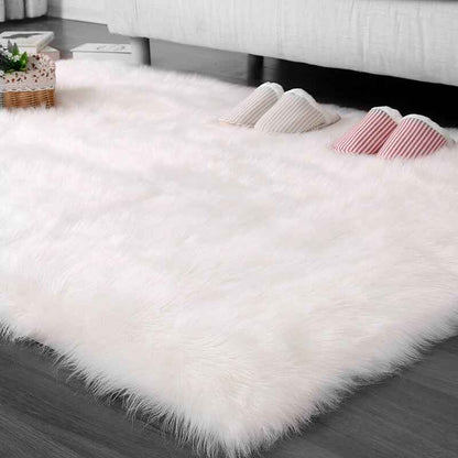 Fluffy Rugs Anti-Slip Large Shaggy Rug Super Soft Mat Living Room Bedroom Carpet