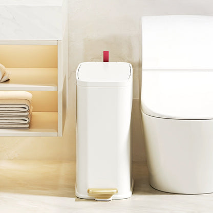 Pedal Bin Dustbin Stainless Steel Waste w/Bucket & Removable Lid Kitchen Bedroom