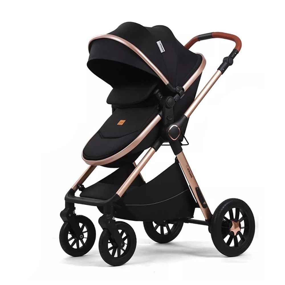 Newborn Baby Pram Pushchair Buggy Stroller 3in1 Travel System Car Seat Included