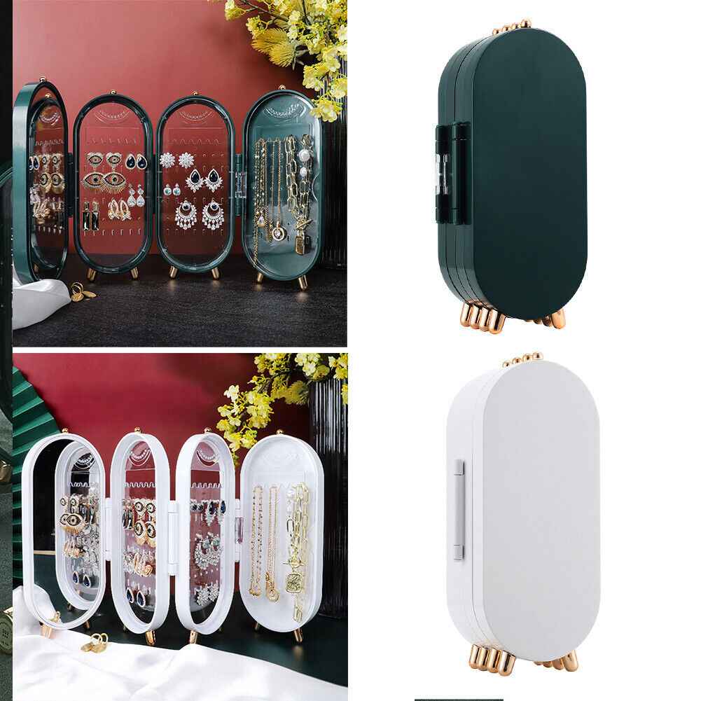 Large Jewellery Organiser Box Earrings Necklaces Bracelets Jewelry Display Shelf