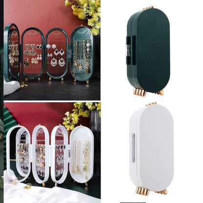 Large Jewellery Organiser Box Earrings Necklaces Bracelets Jewelry Display Shelf