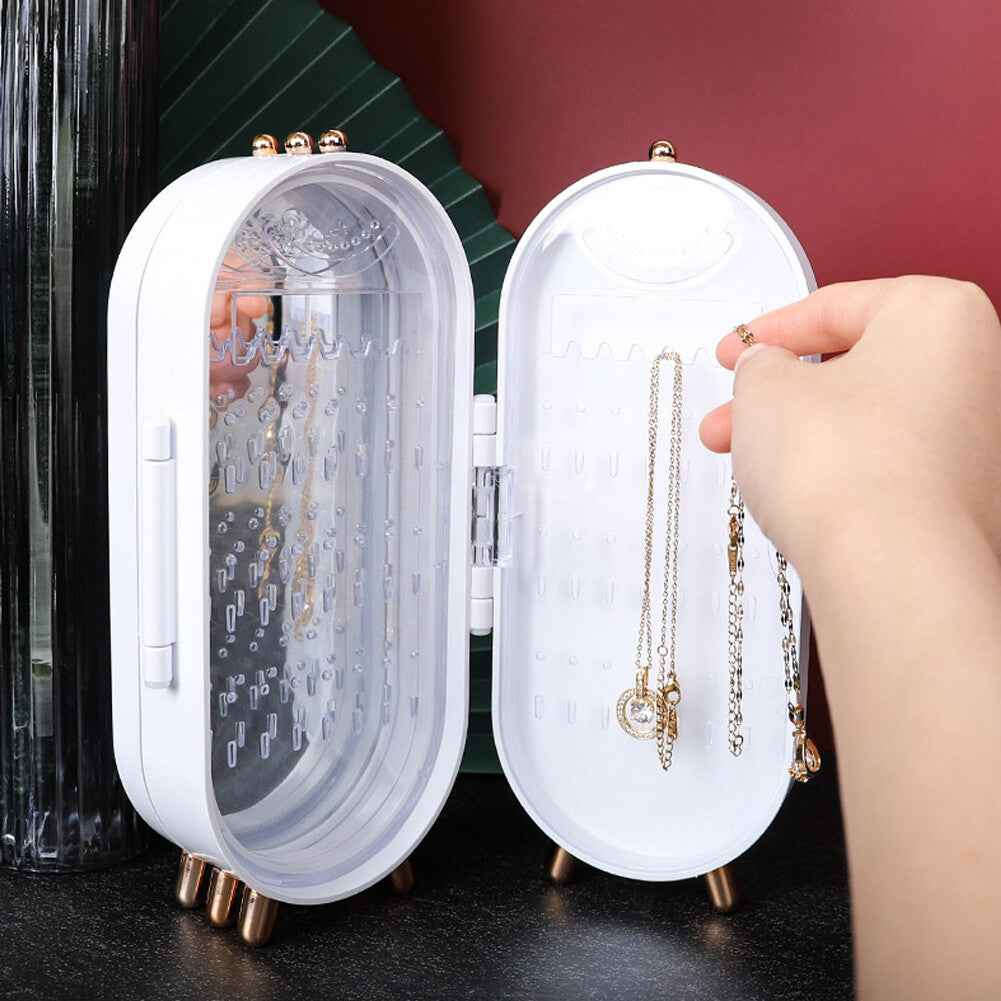 Large Jewellery Organiser Box Earrings Necklaces Bracelets Jewelry Display Shelf