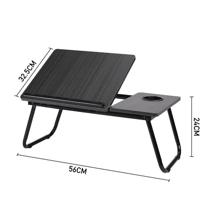 Folding Laptop Bed Table Sofa Breakfast Tray Portable Computer Lap Desk Stand