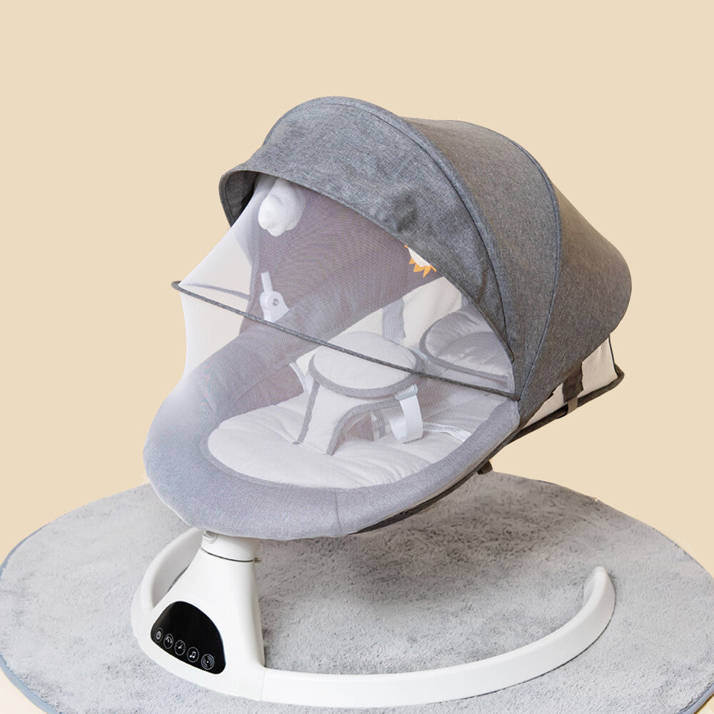 Bluetooth Electric Baby Swing Infant Music Cradle Bouncer Chair Rocker Remote UK